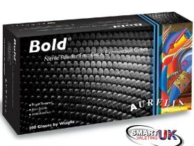 Aurelia Bold Black Specialist Ultra Thick Nitrile Disposable Gloves