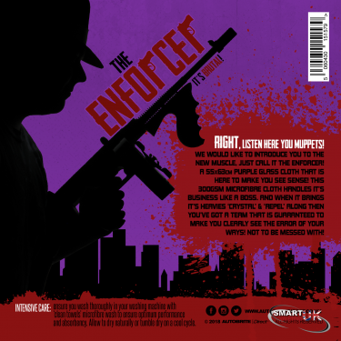 Click Here To Enlarge This Photo Of Autobrite Direct "The Enforcer" - Microfibre Glass Cloth 300gsm